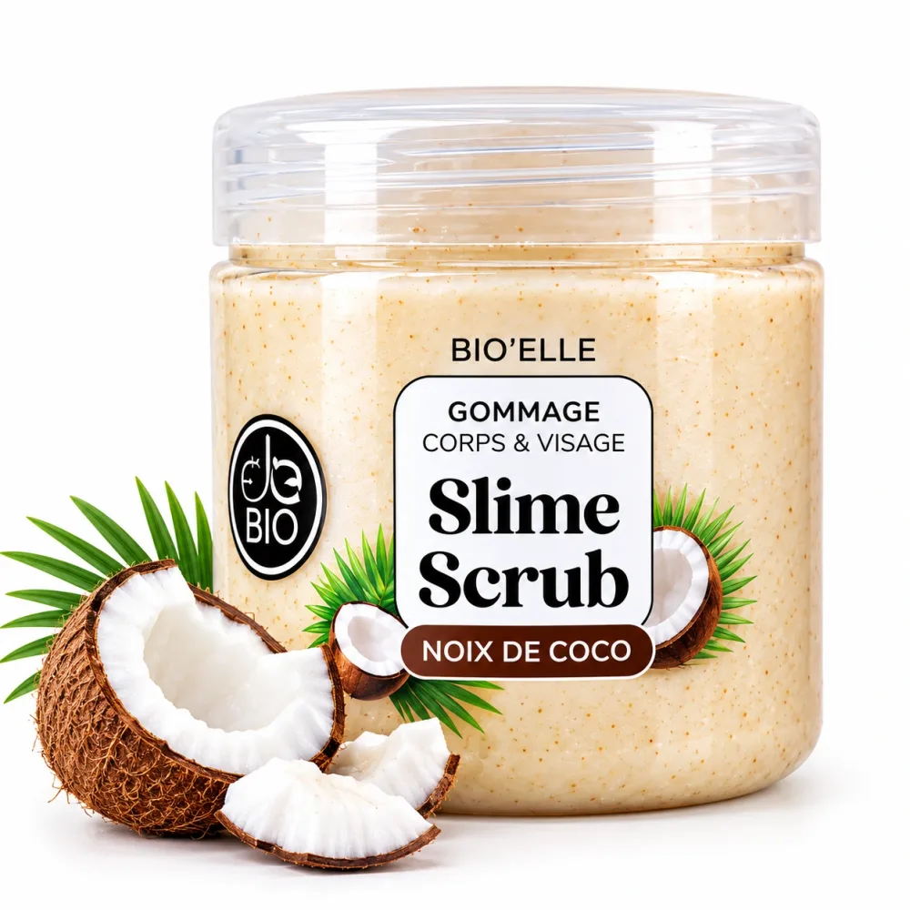 BIO BELLE Slime Scrub Gommage – Exfoliant pour le corps & Visage 400g