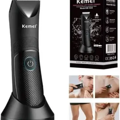 ✨ ماكينة حلاقة احترافية للرجال بدون ألم و بدون جروح – Kemei 1838