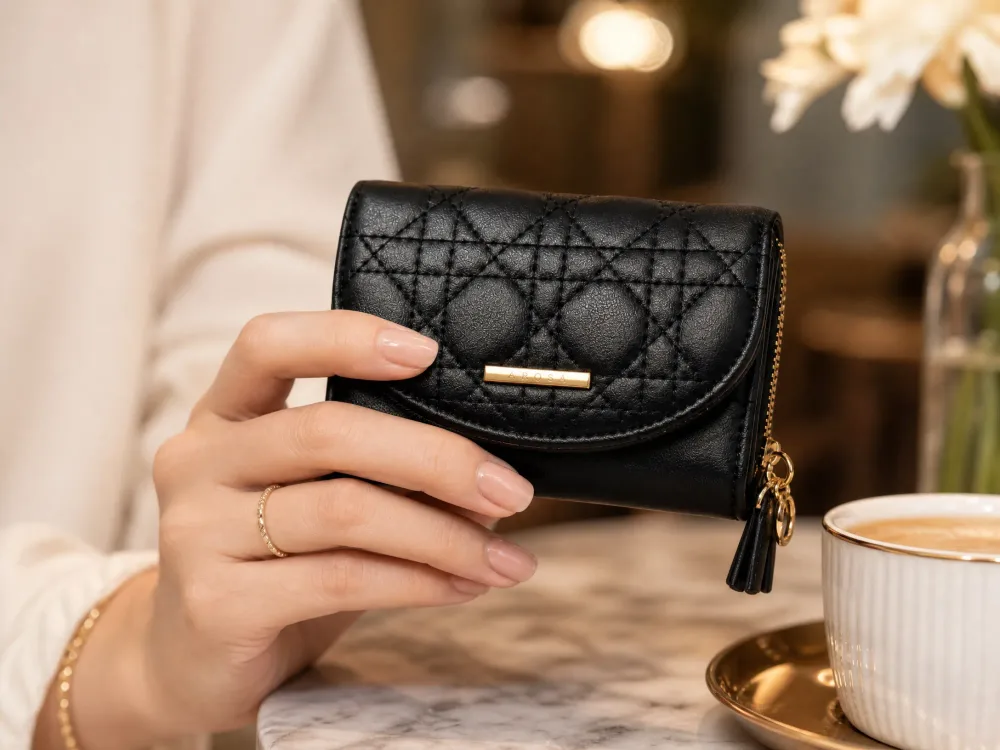 👛 PORTEFEUILLE MATELASSÉ -