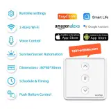 Interrupteur / Panneau Tactile - Tuya Smart pour Volets Roulants - SANS la Télécommande.