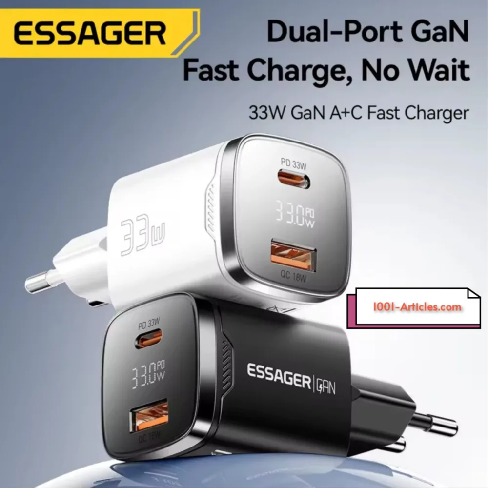 Chargeur Rapide Charge PD33W Original - ESSAGER
