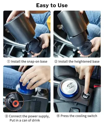 tasse refroidisseur et chauffante intelligente 2in1 poratatif  pour voiture