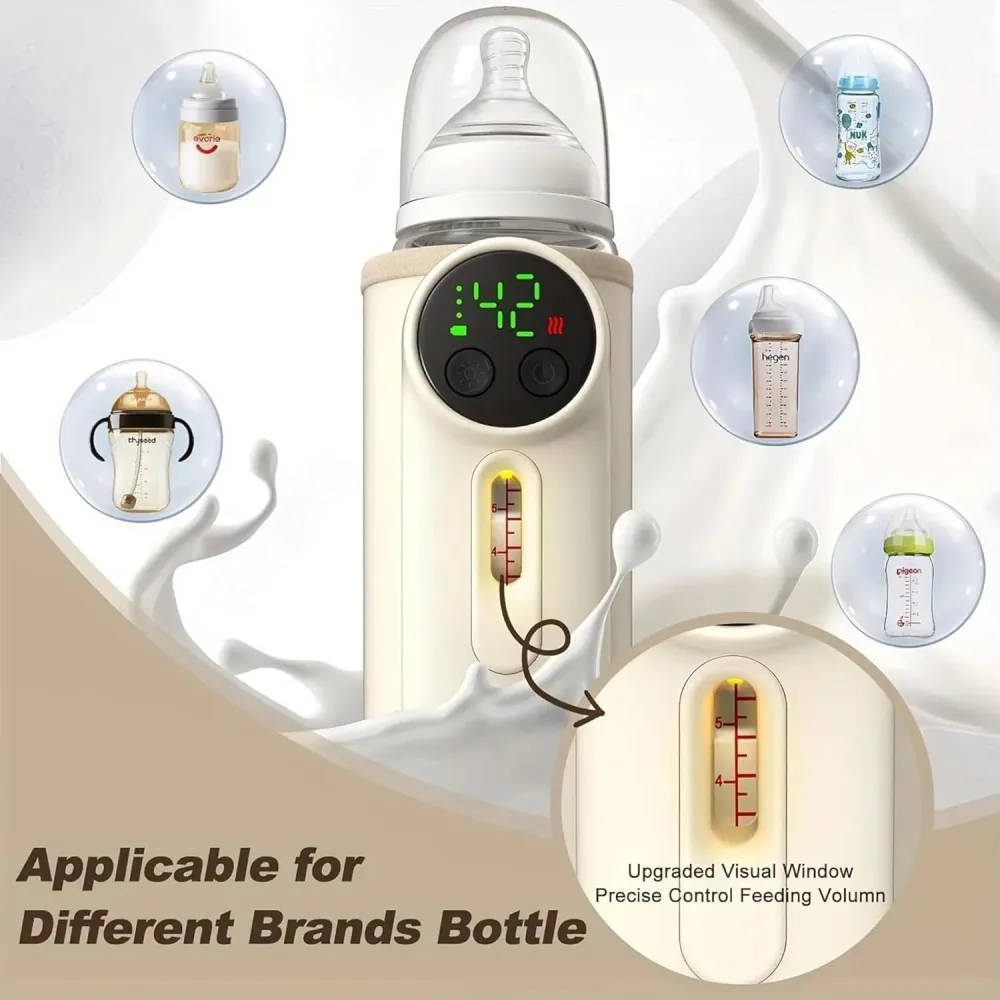 Chauffe-biberon électrique Rechargeable USB Affichage de la température - سخان قارورة الحليب للأطفال
