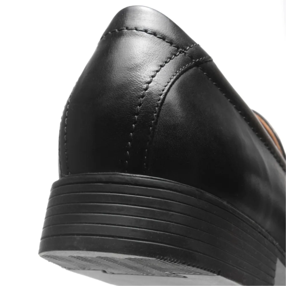 Clarks Tilden Stride Derby cuir Noir