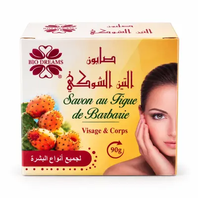 BIO DREAMS Savon au figue de Barbarie – Visage et Corps 90 g