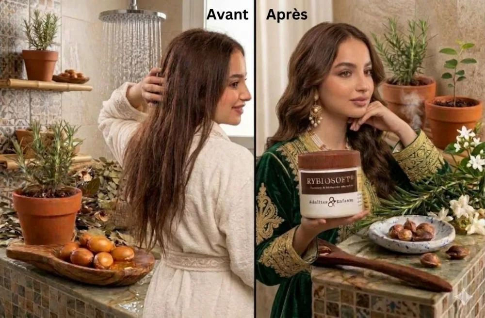 بلسم و قناع للشعر RYBIOSOFT ©️®️