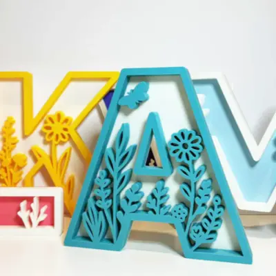 Lettres de Décoration Florale