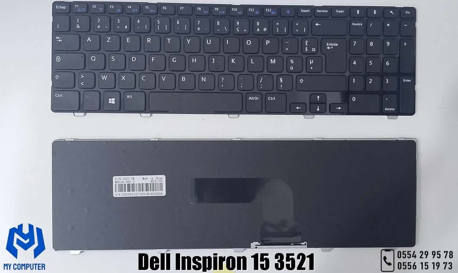 Clavier Original Dell Inspiron 15 3521