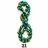 Cristal Goute 8*11 Qty:10 fil