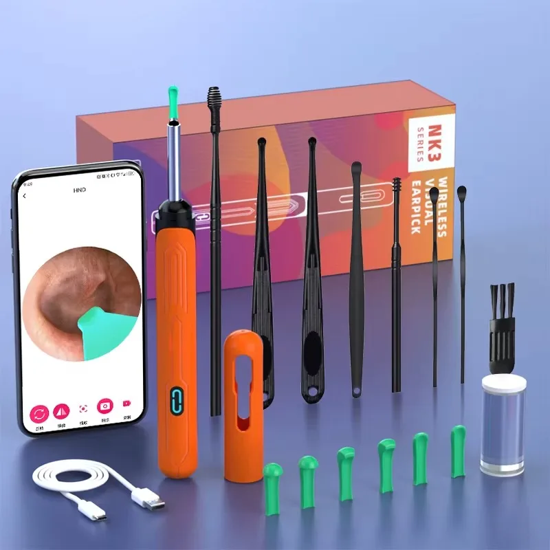 Nettoyeur d'oreille avec caméra