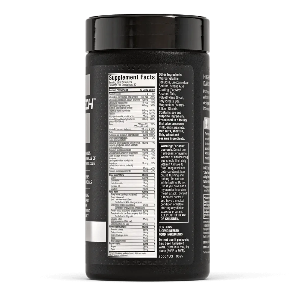 MUSCLETECH MULT-VITAMIN 90 CAPS