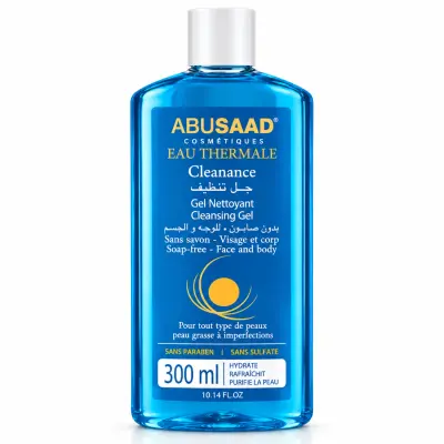ABUSAAD Cleanance Gel Nettoyant Visage & Corps 300ML – Eau Thermale