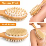 Brosse Corps en Bois Double Face – Nettoyage et Massage 3370-12