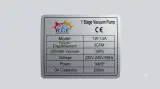 Pompe a vid -3CFM _1/4 hp