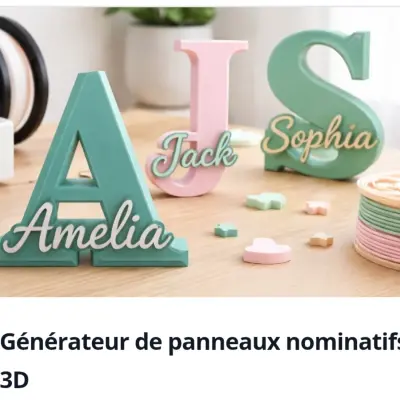 Panneaux nominatif