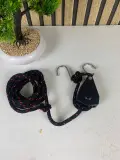 Corde à Cliquet à Poulie Robuste Multi-Usages - حبال بكرة الرافعة شديدة التحمل (قوة رفـع 220 كغ)