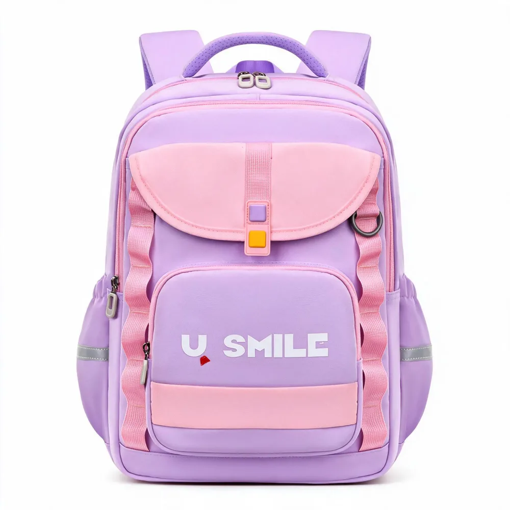 Sac à Dos Scolaire pour Enfnats U-Smile Rose SACKDS09RS - حقيبة مدرسية للأطفال