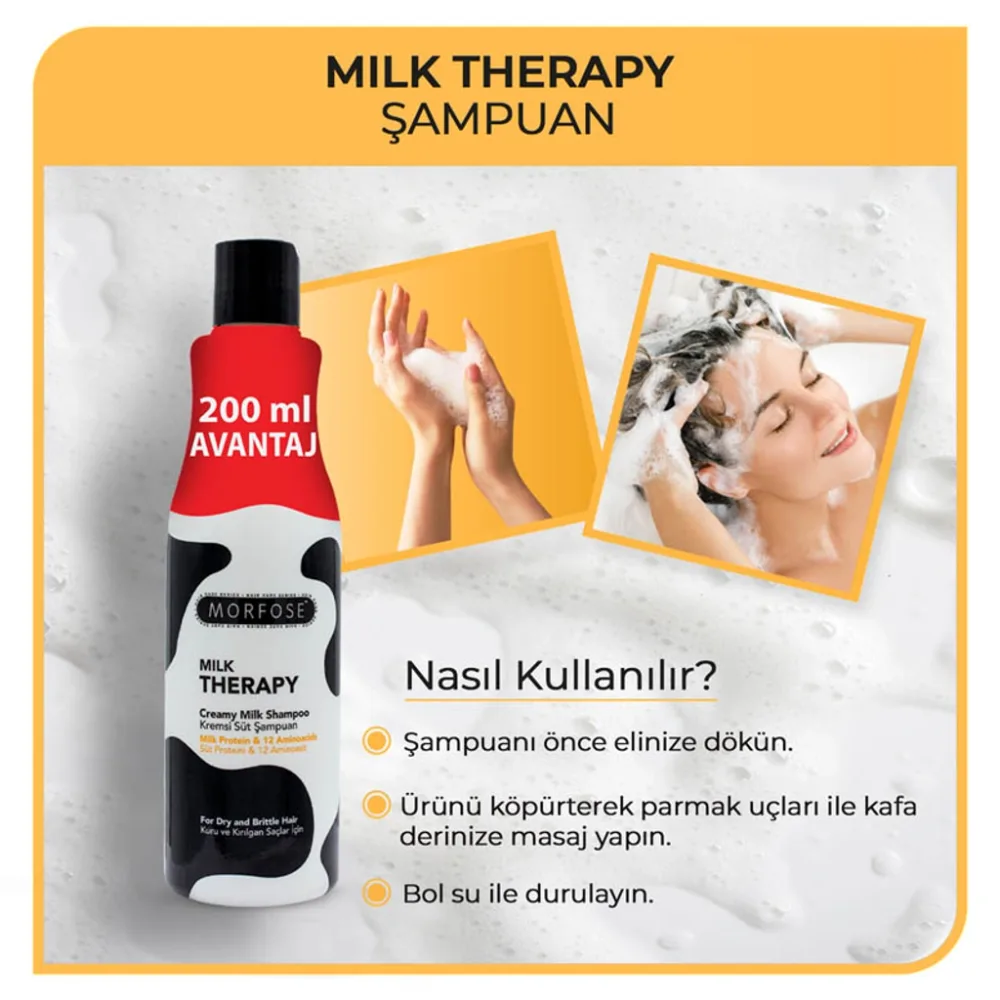 Shampoing Morfose Milk Therapy 700 ml
