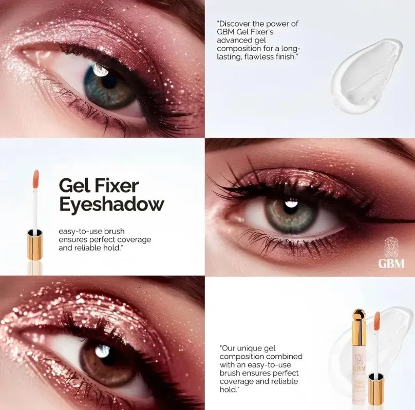 GBM Gel Fixer eyeshadow or glitter