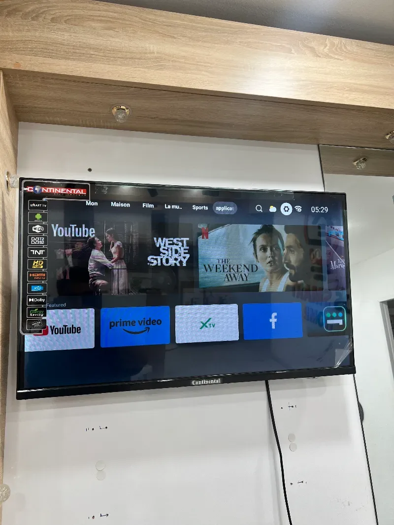 TV CONTINENTAL 32P SMART ET SIMPLE