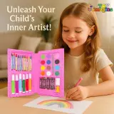 Kit d'Art Complet Peinture pour Enfants 42Pcs - علبة أدوات الرسم والتلوين الشاملة للأطفال مع حقيبة محمولة