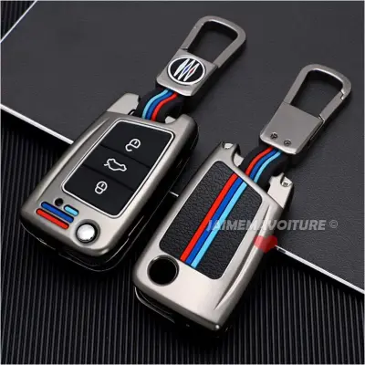 Coque clé pour Audi A1 VW Golf 7 Polo Touran T-ROC Tiguan / Skoda / Seat