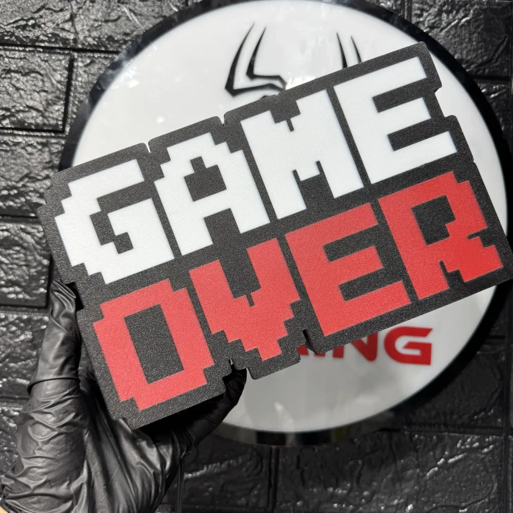 DECOR 3D LED GAME OVER