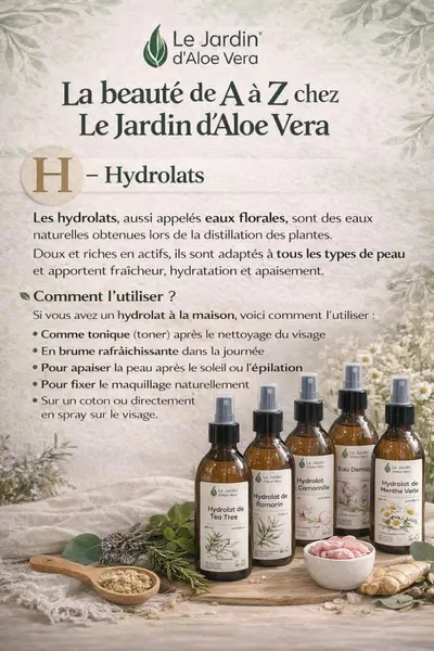 Hydrolats الماء المقطر العطري