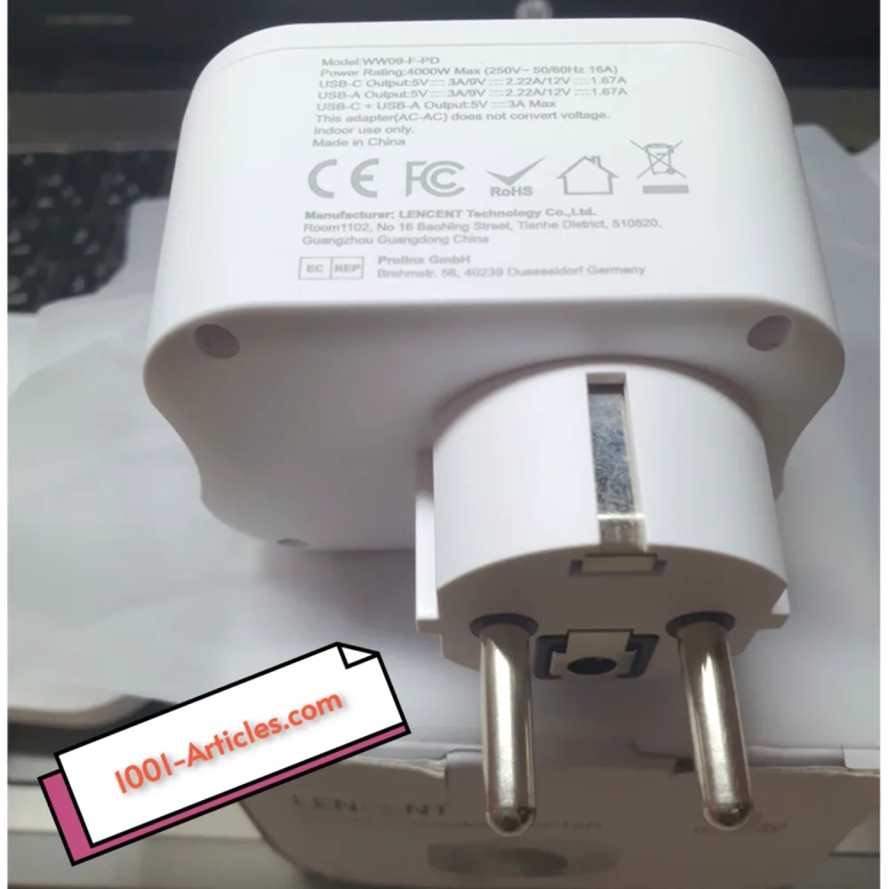 LENCENT Multiprises Charge Rapide USB