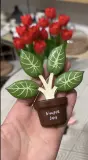 🌿 Mini Plante Décorative “Happy Life”