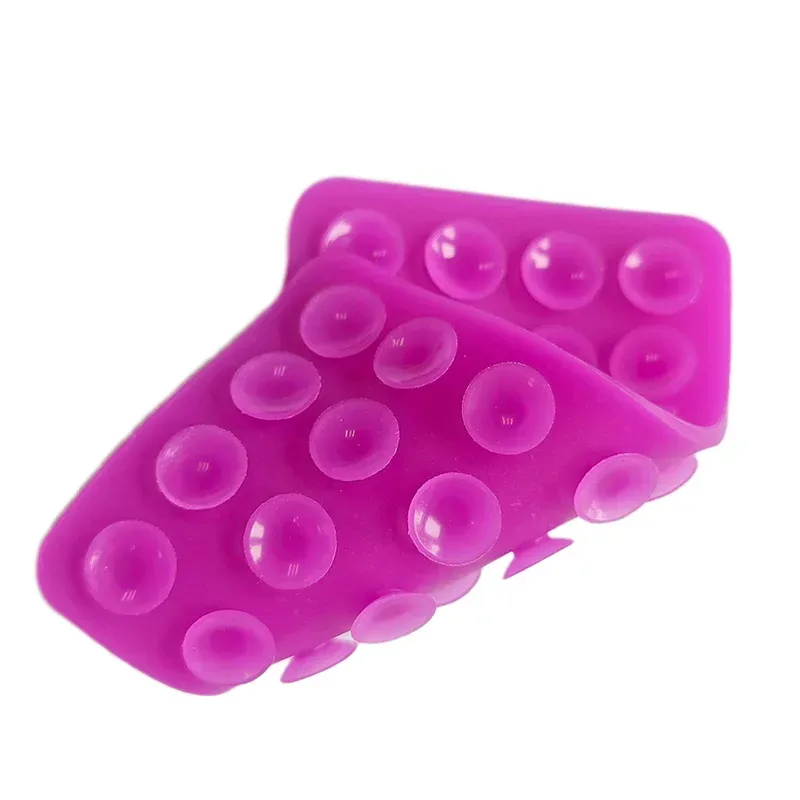 Support Téléphone à Double Ventouse en Silicone – Fixation sur Surfaces Lisses