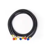 JEU FLEXIBLE 3PCS- R134A-BLACK-90CM