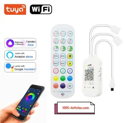 Contrôleur Ruban LED RGB 4 Broches Tuya Smart Wi-Fi