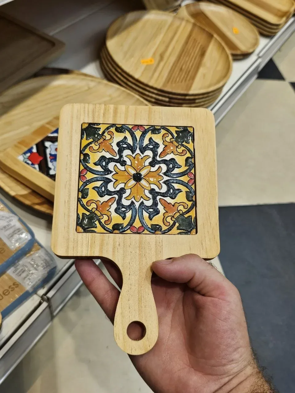🎨 PETITE PLANCHETTE DÉCORÉE - CARREAU CÉRAMIQUE