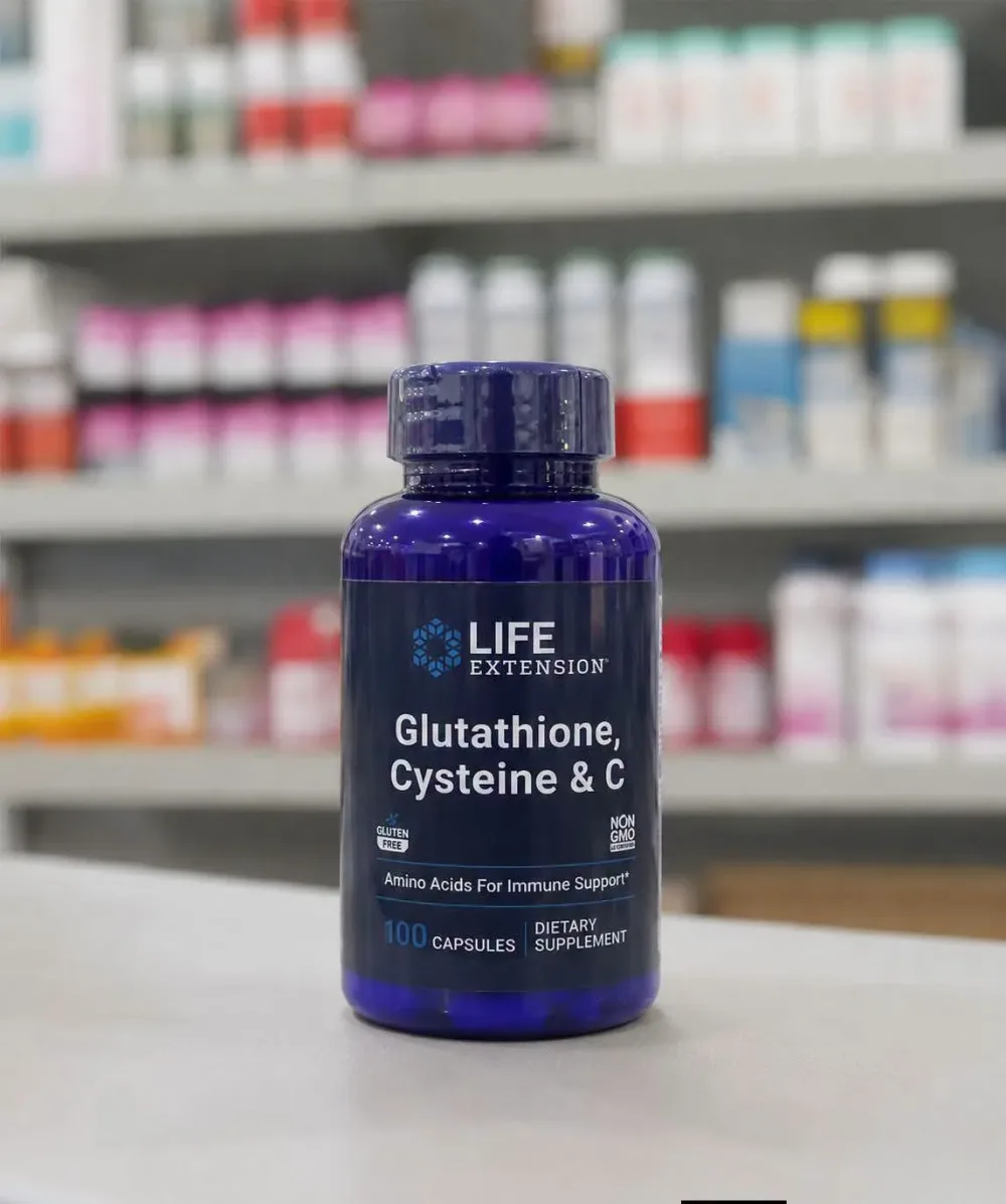 Glutathione, Cysteine & C - حبوب النظارة