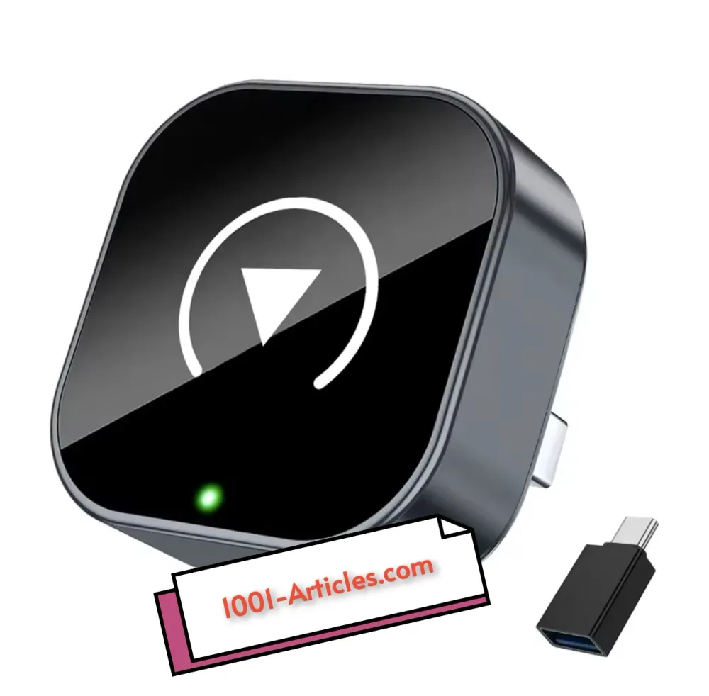 Mini Adaptateur XUDA CarPlay - Android Auto, sans fil