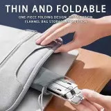 Support PC Portable Métallique Pliable et Réglable 13–17" – Gris
