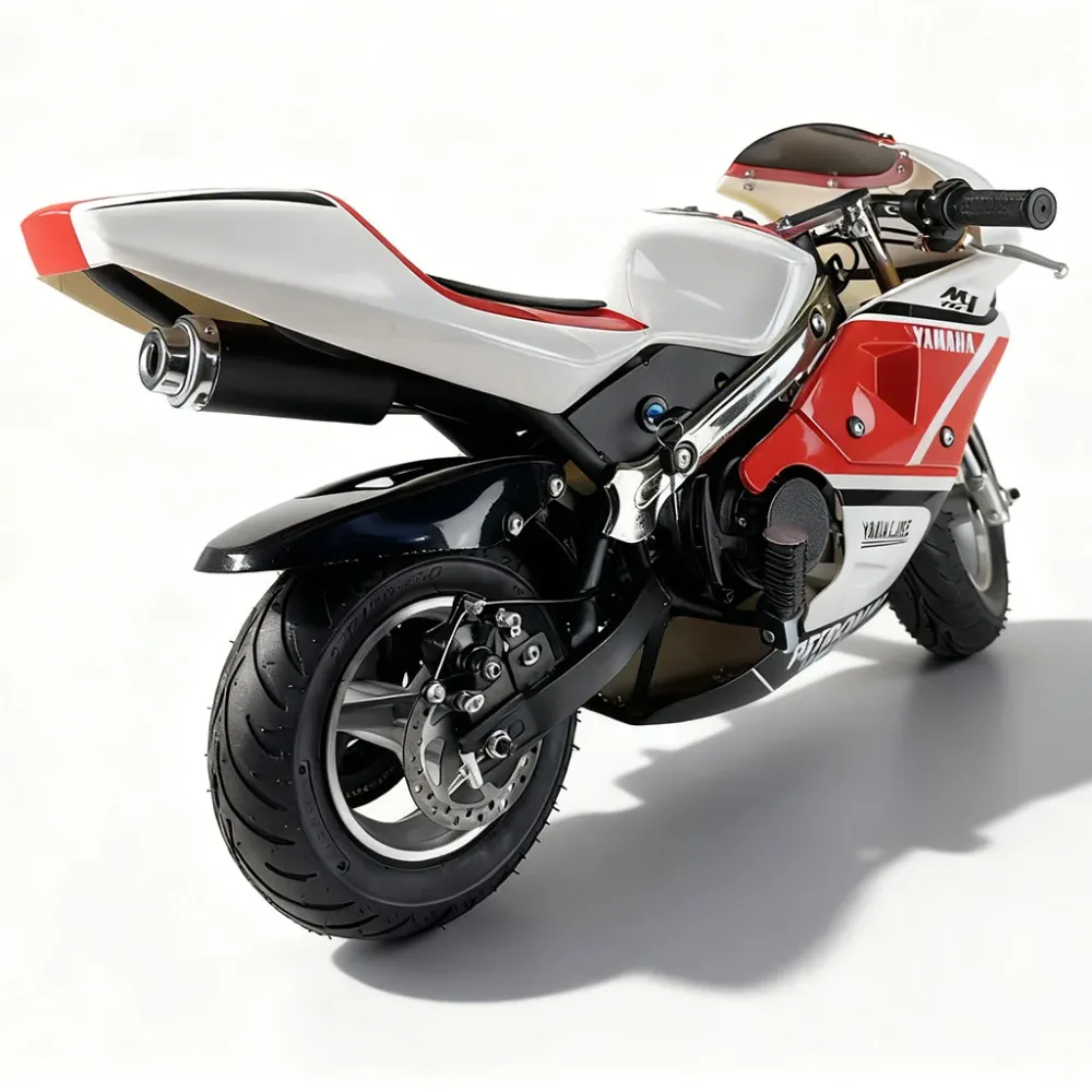 Mini Moto GP pour Enfants Moteur 49cc Démarrage à Tirette - دراجة نارية محرك بنزين