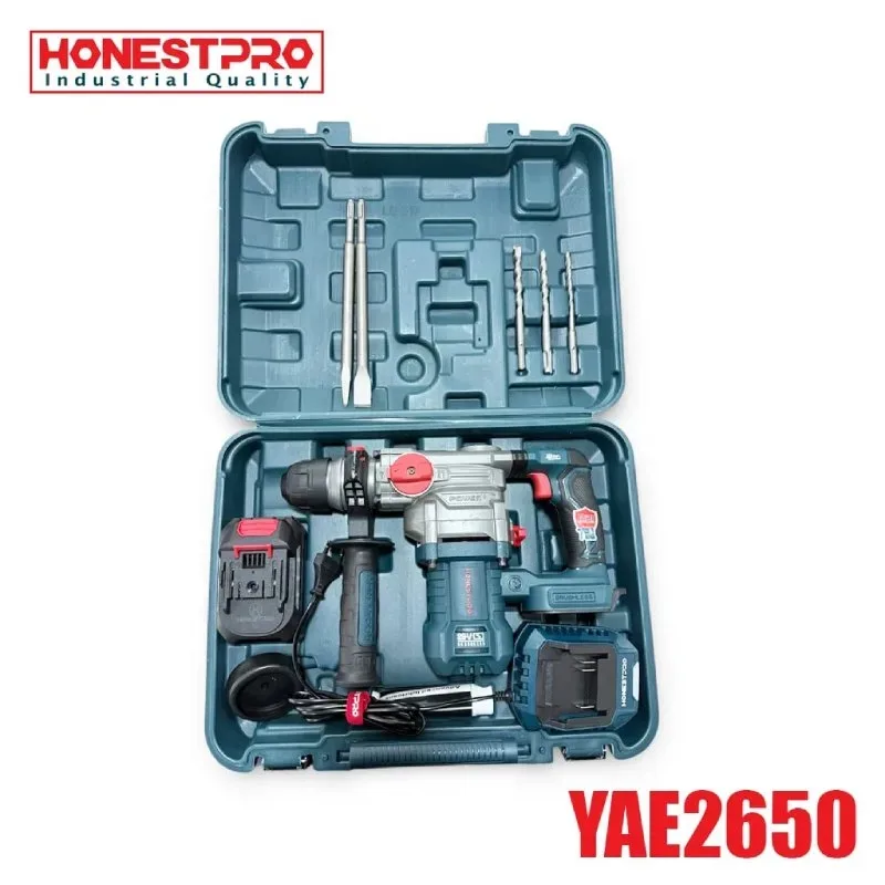 Marteau piqueur perforateur à batterie 21v brushless 4.5j YAE2650