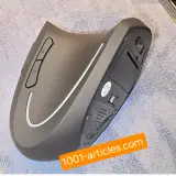Souris verticale ergonomique sans fil 2.4 GHZ, 06 boutons.