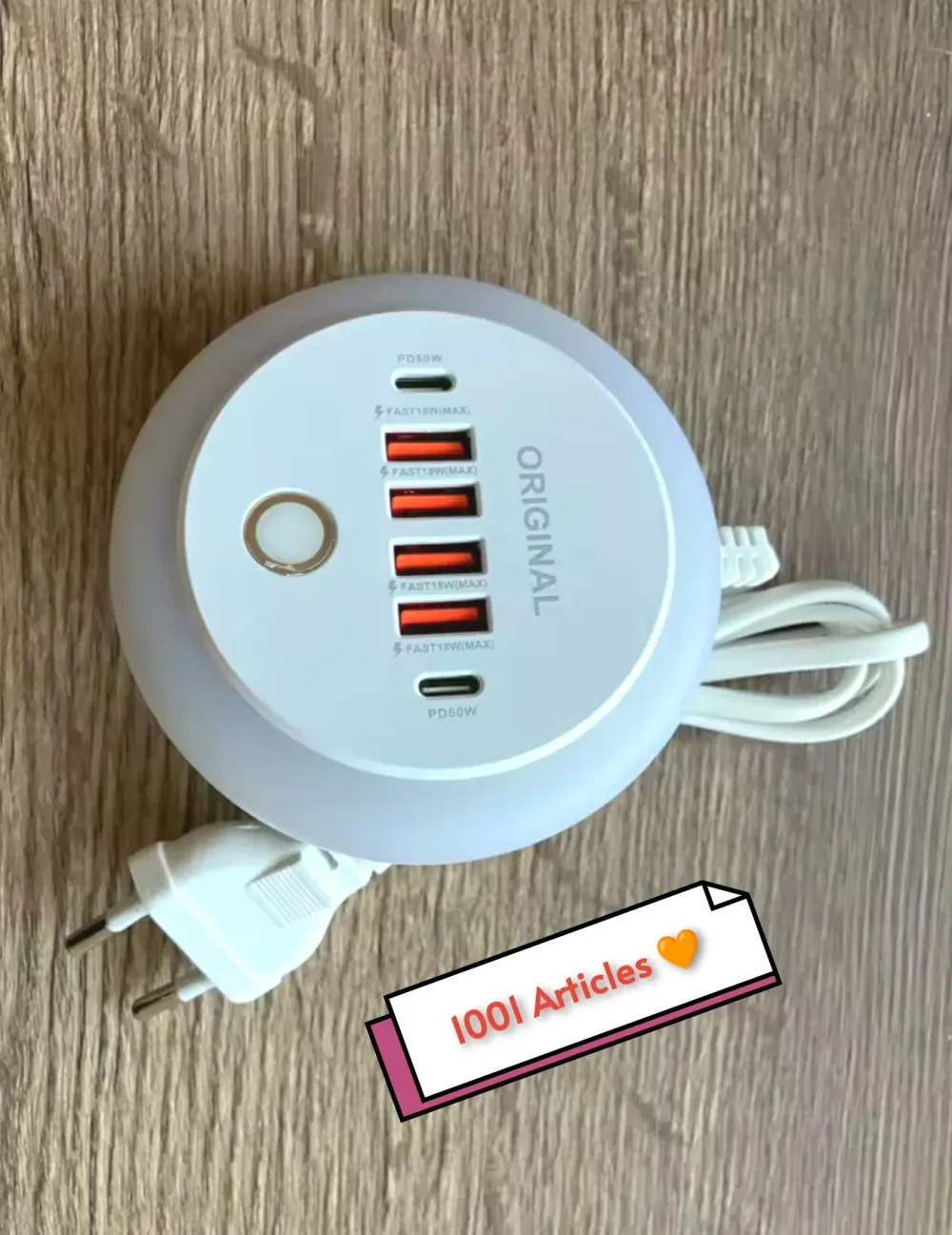 Prise multiport USB & USB Type C