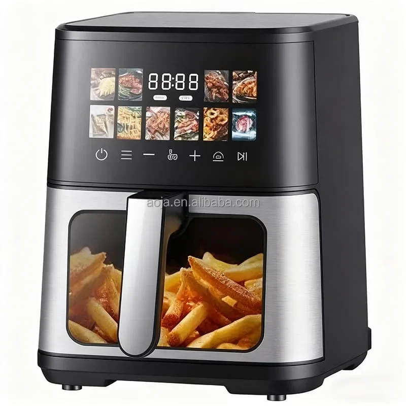 Air Fryer Multismart MS-AF6024 قلاية هوائية رقمية 4.5L 1400W بدون زيت - ضمان 12 شهر