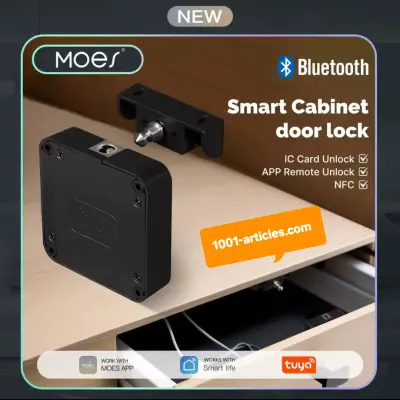 Serrure Intelligente Digitale MOES Bluetooth Tuya Smart - NFC - Carte IC