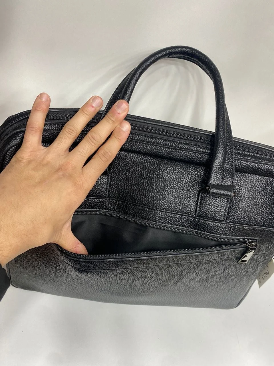Cartable luxe en cuir PU