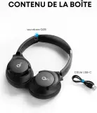 Casque Sans Fil Anker Q20i avec Réduction de Bruit Active - سماعات الرأس اللاسلكية بتقنية إلغاء الضوضاء