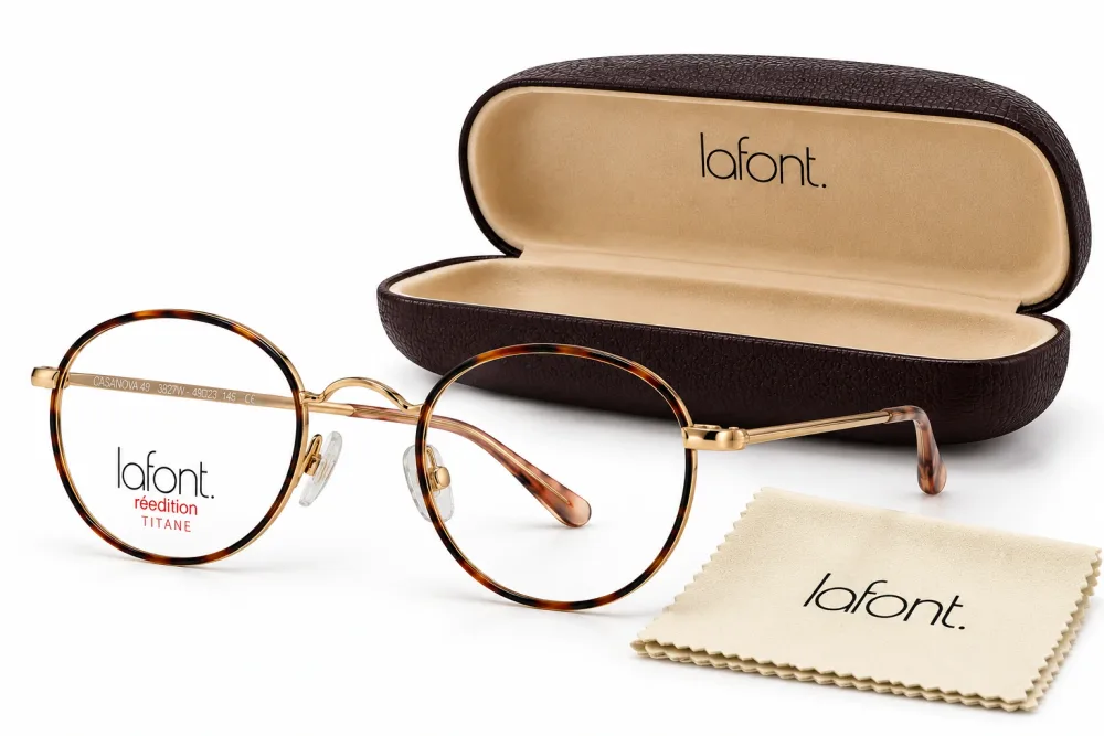 LAFONT Paris – Monture Optique Casanova Réédition Titane | 49□23 145