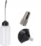 Burette d’huile Plastique Tete Metalique 120ml