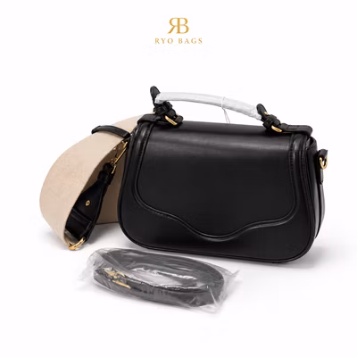 Sac Épaule Curve Zara Noir