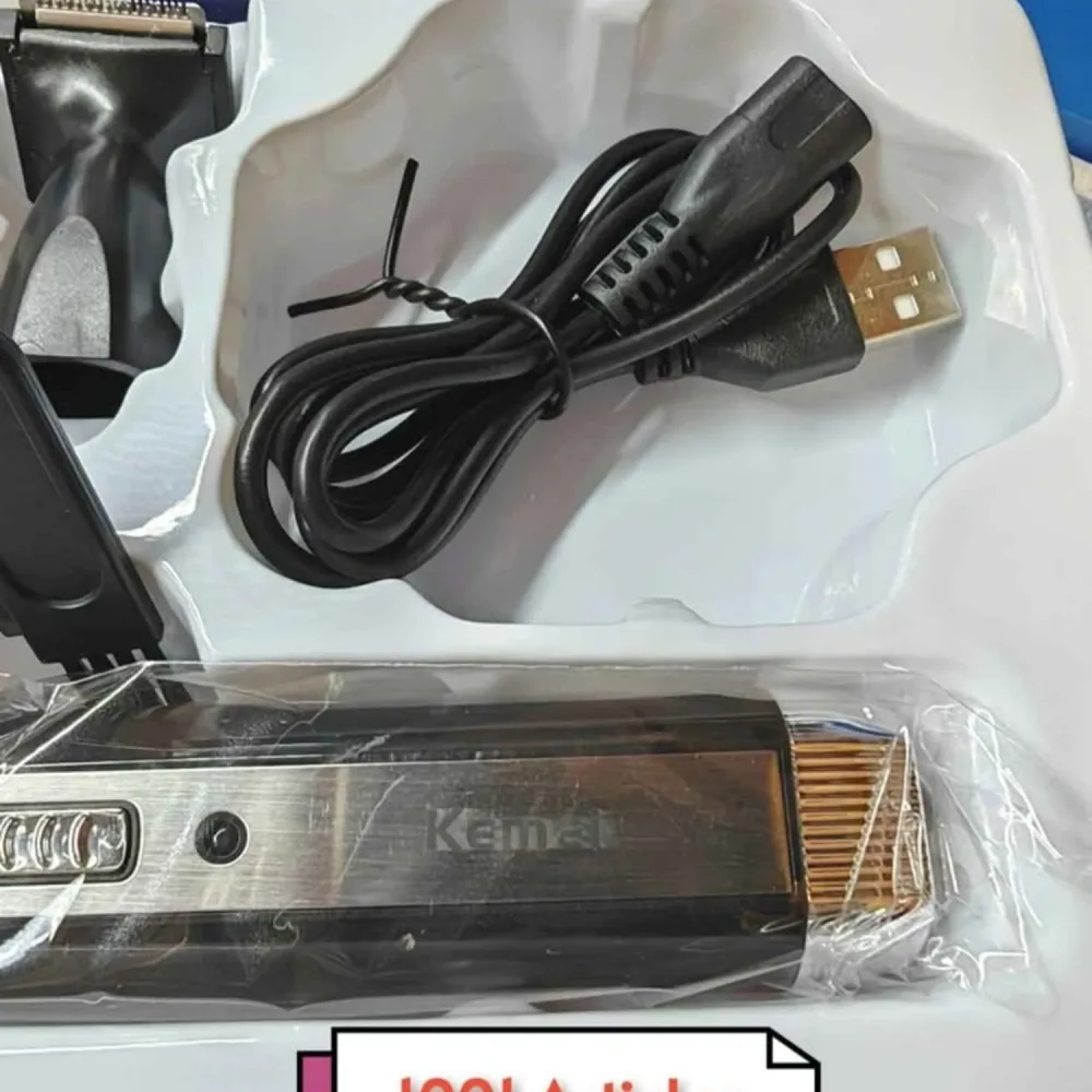 Tondeuse à barbe rechargeable Kemei 04 têtes
