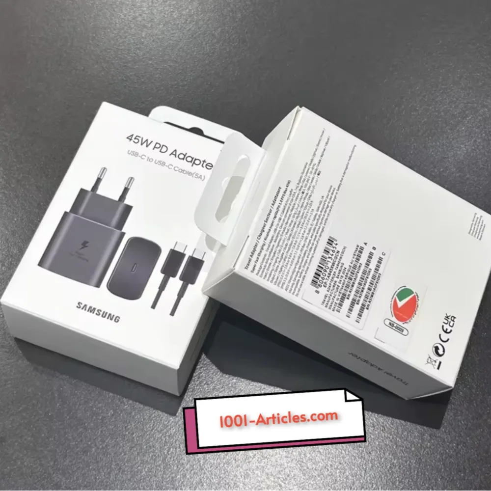 Chargeur Original Super Rapide PD45W 5A - Samsung - Cable - GaN C